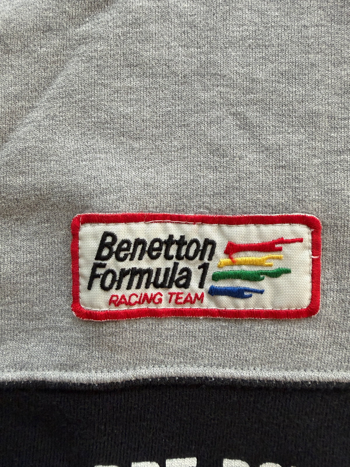 Vintage Benetton Formula 1 Racing Team Crewneck Sweatshirt – Rare BRT Power Racing Graphic – Made in Italy Era