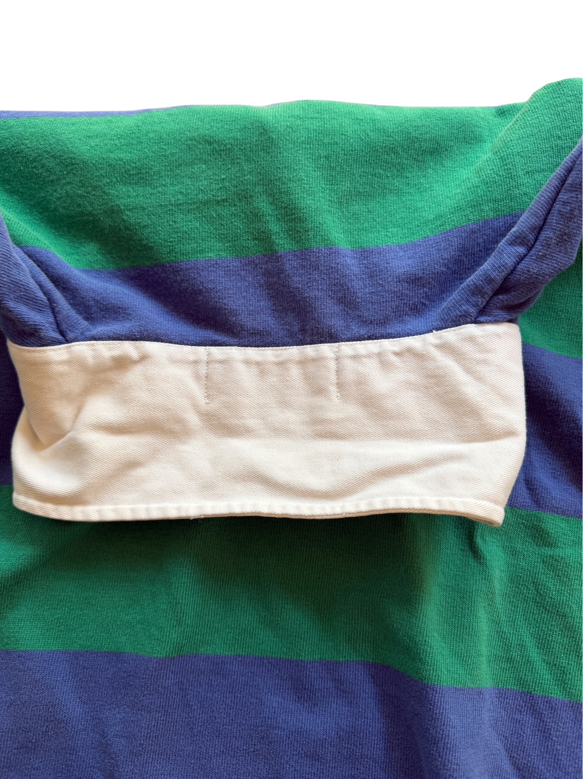 Vintage 1990s Polo Sport Ralph Lauren Striped Rugby Shirt — Large