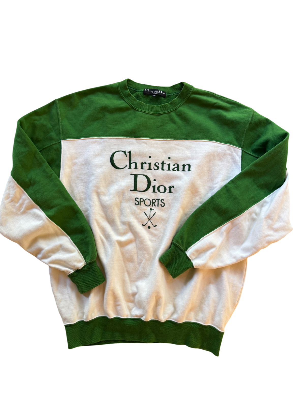 Vintage 1980s/90s Christian Dior Monsieur Sports Golf Sweatshirt