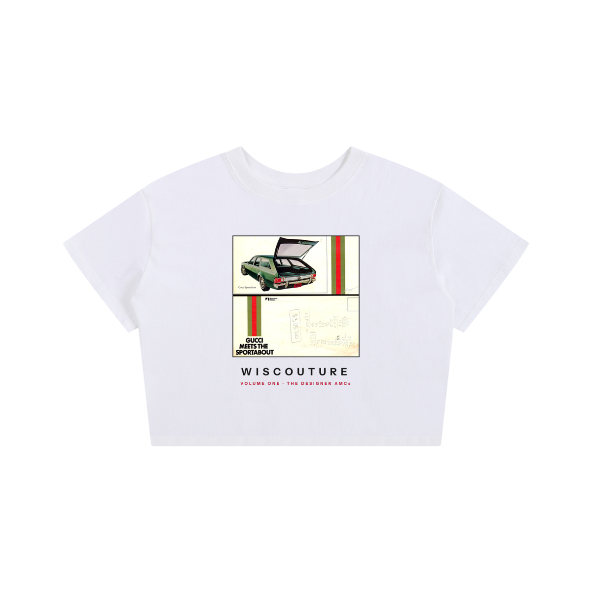 Wiscouture Volume One · The Designer AMCs Baby Tee — White
