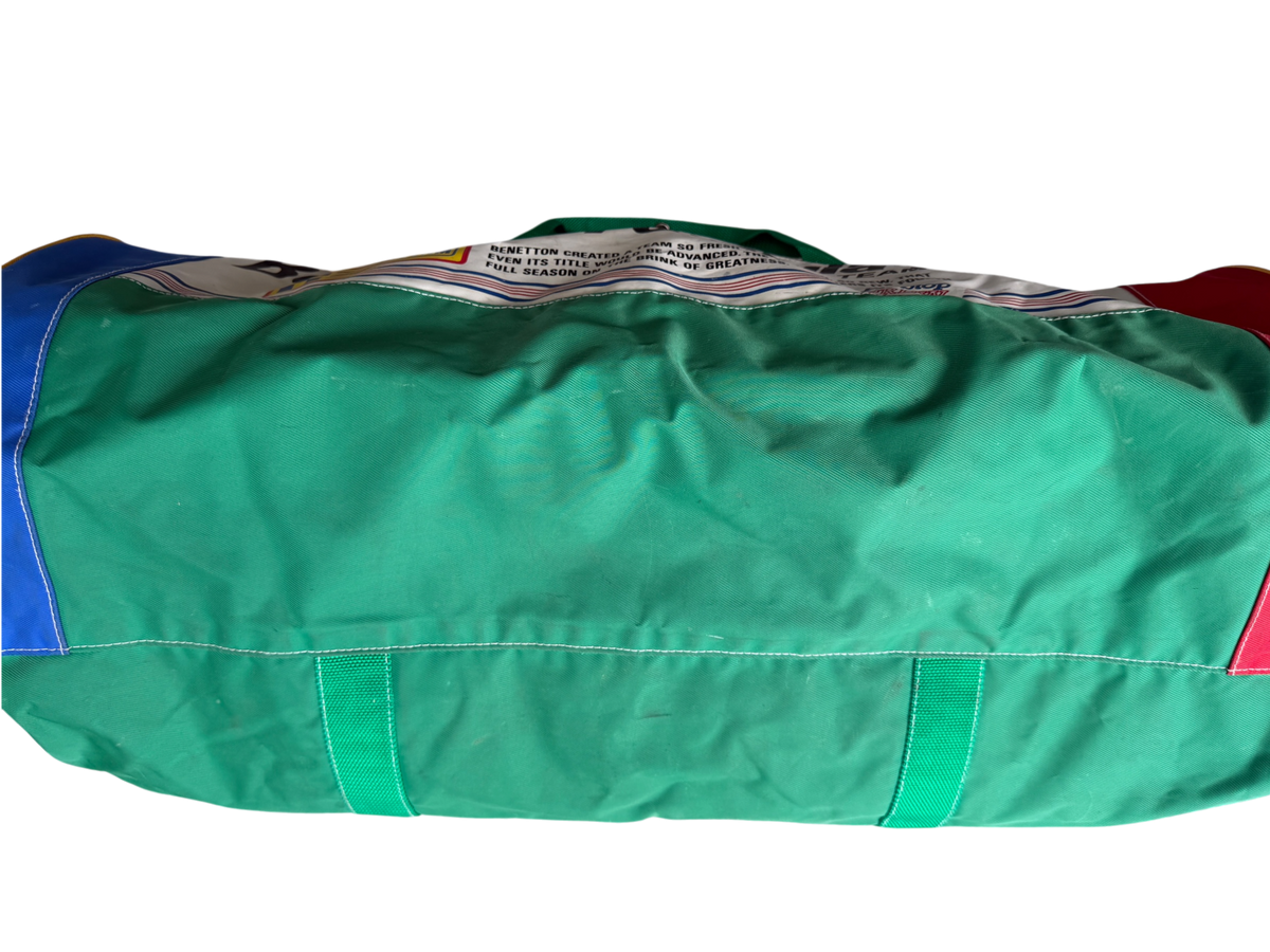Benetton Formula 1 Racing Team Barrel Bag — 1989