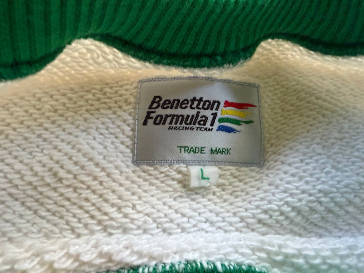 Vintage 1990s Benetton Formula 1 Racing Team Sweatshirt M