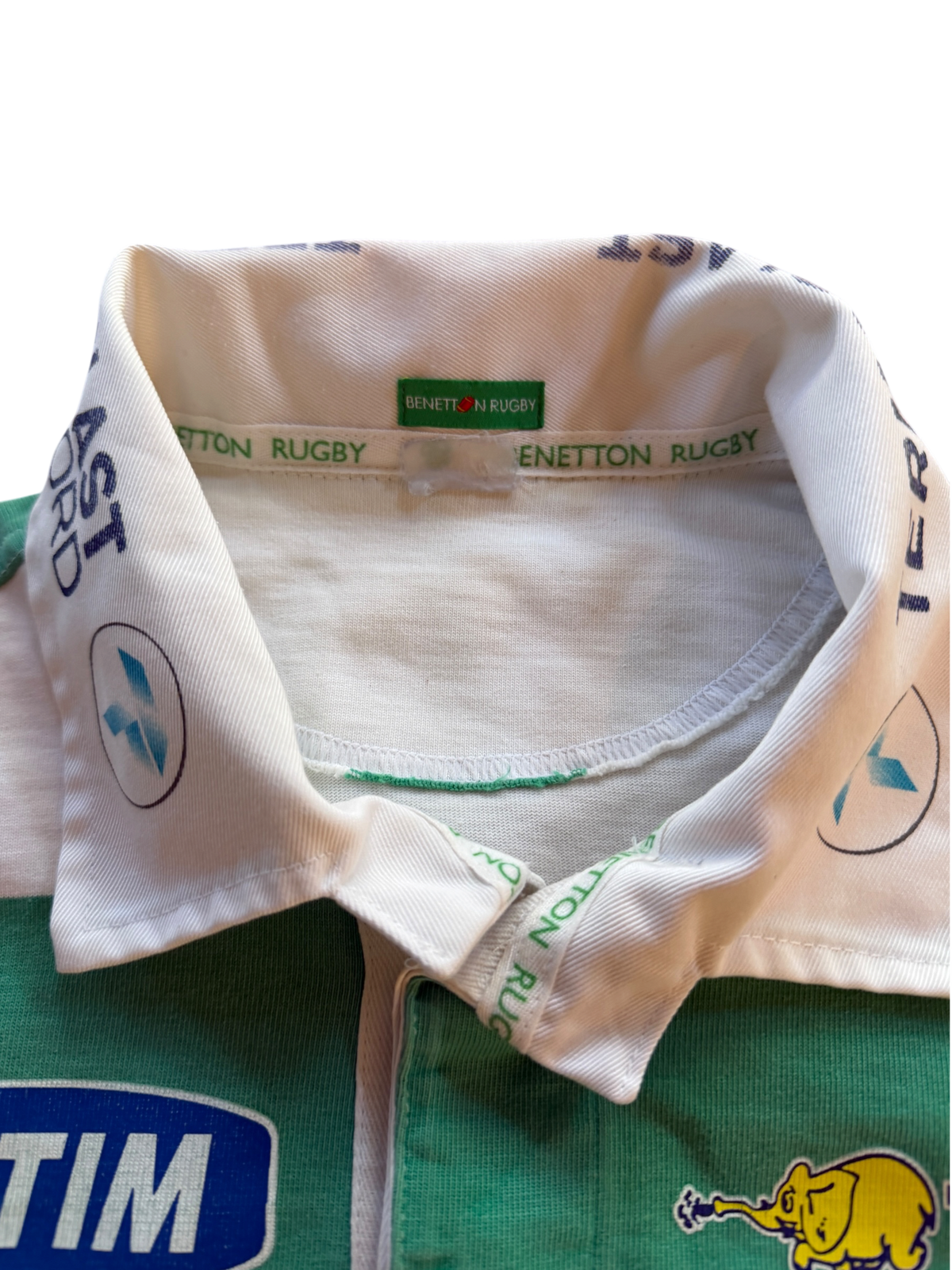 2009/10 Benetton Rugby Treviso Erreà #12 Sponsor Jersey