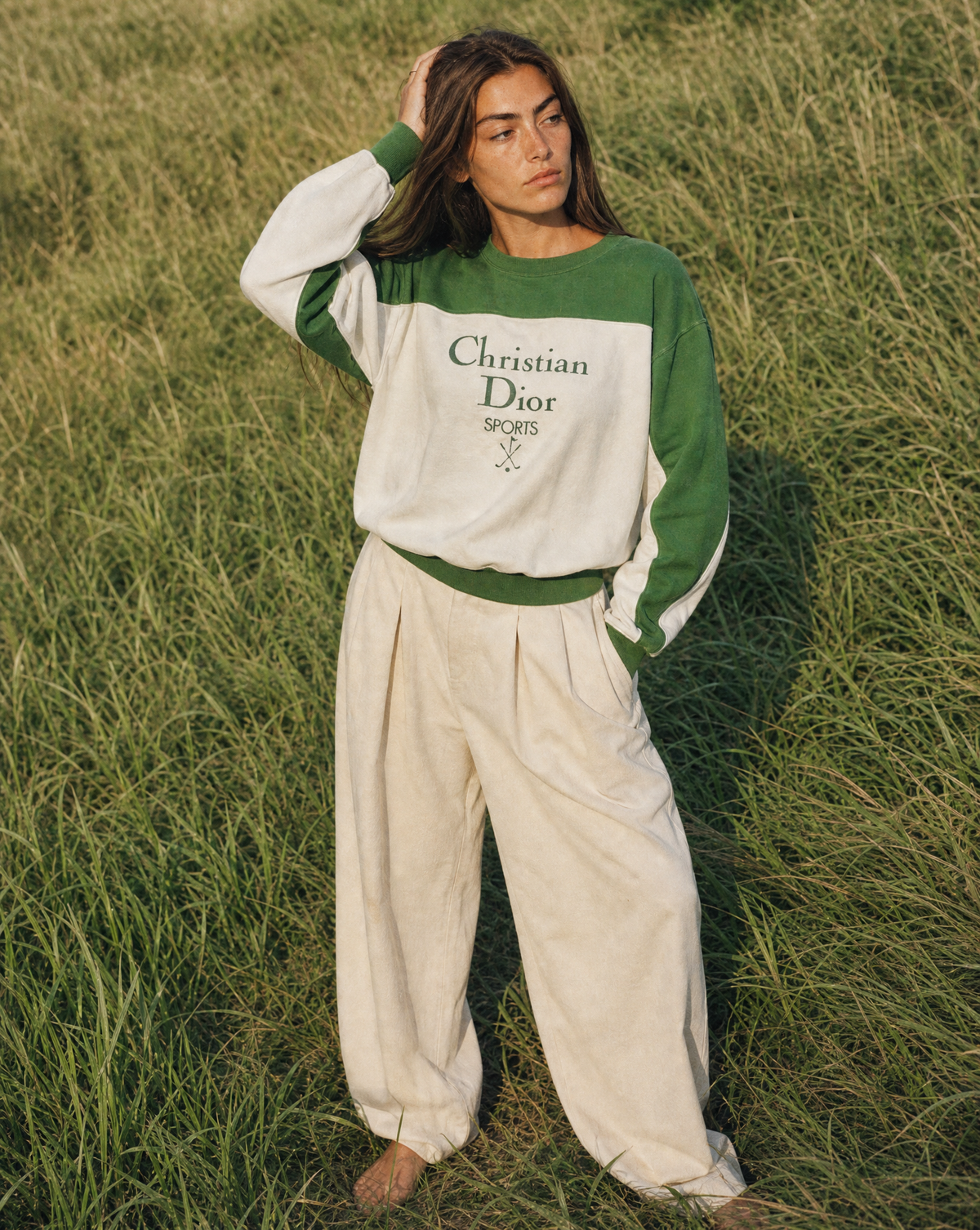 Vintage 1980s/90s Christian Dior Monsieur Sports Golf Sweatshirt