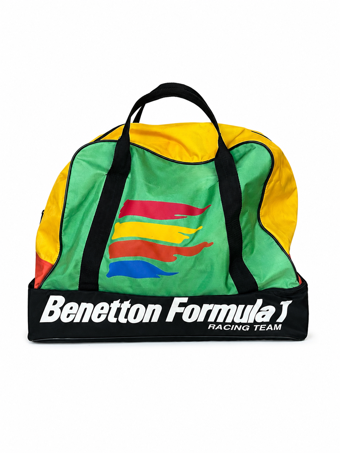 Vintage Benetton Formula 1 Racing Team Duffle Bag | 1990s Motorsport Travel Bag | Authentic F1 Heritage Piece