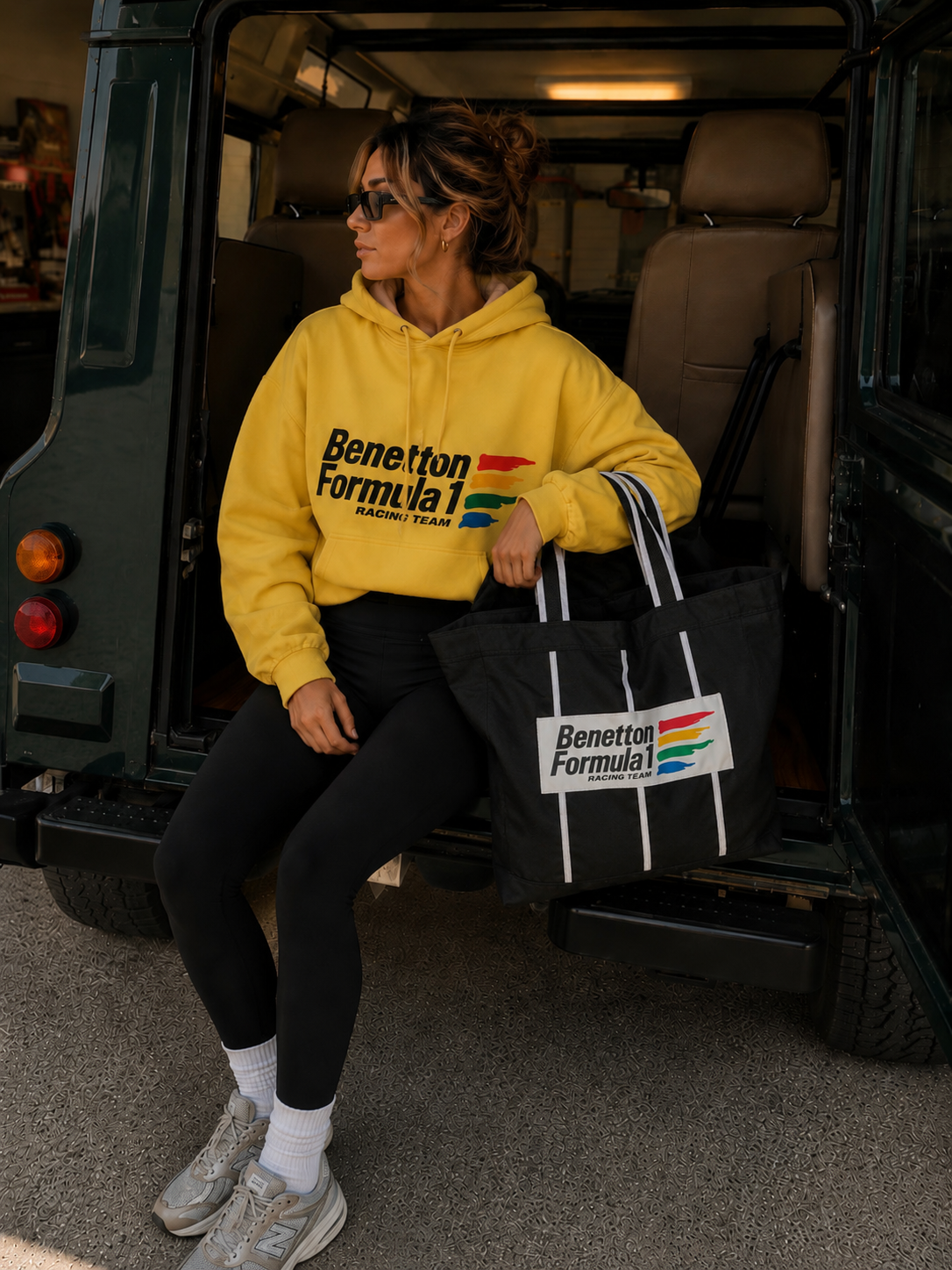 Vintage Benetton Formula 1 Racing Team Tote Bag | Late 1990s–Early 2000s | New Old Stock