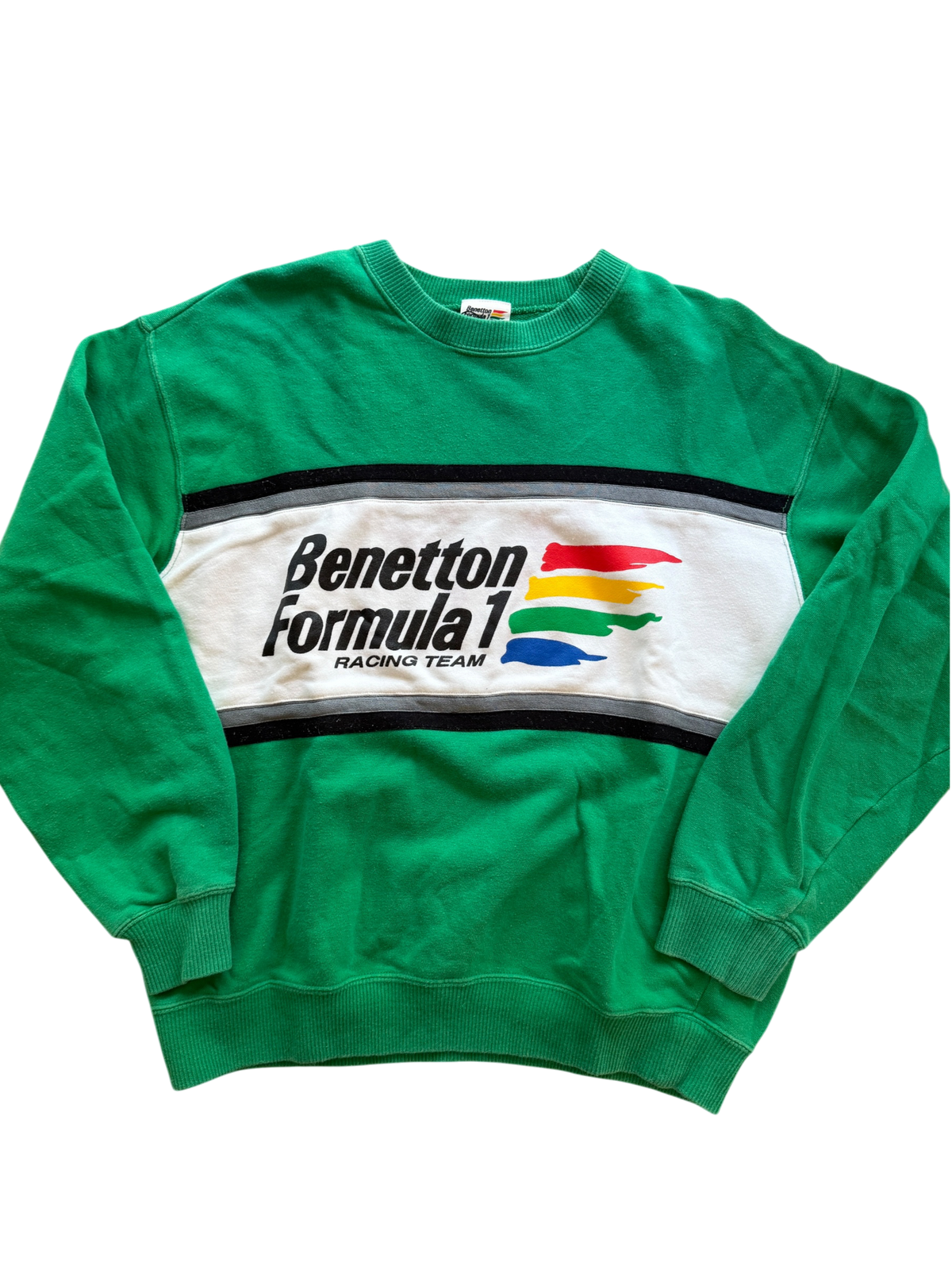 Benetton F1 Color Block Sweatshirt — S