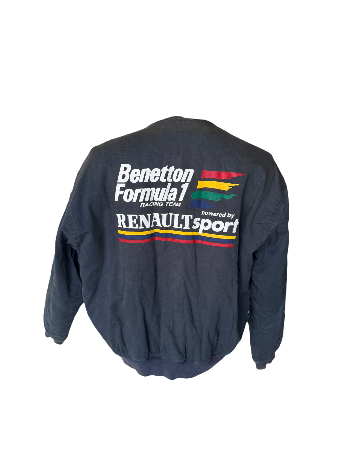 1995 Vintage Benetton Formula 1 Renault Sport Bomber Jacket — Made in Italy