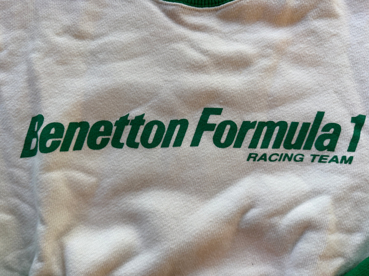 Vintage 1990s Benetton Formula 1 Racing Team Sweatshirt M