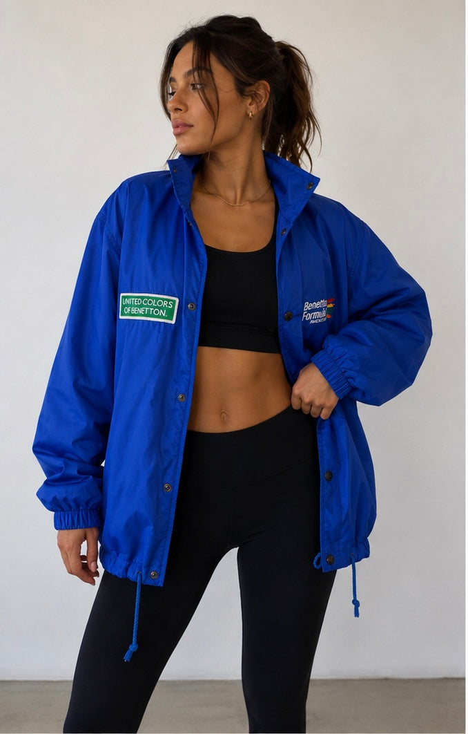 1990s Benetton Formula 1 Team Windbreaker Jacket – Size 48
