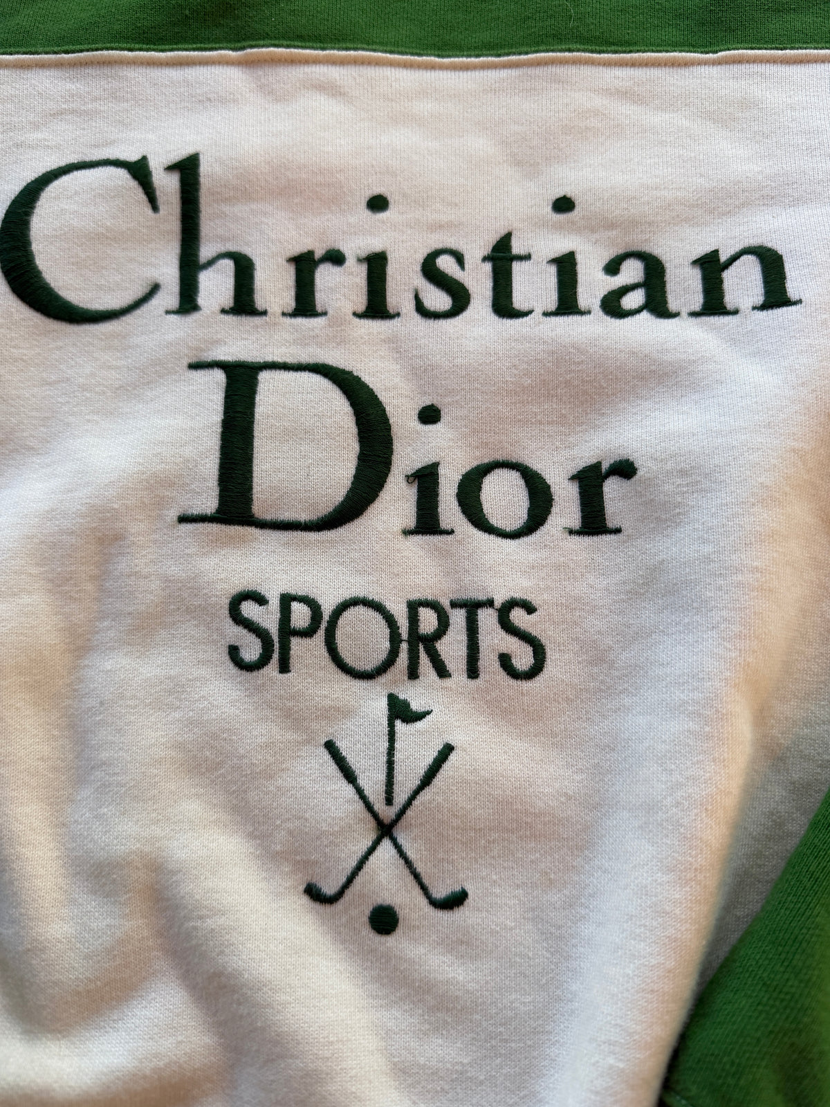 Vintage 1980s/90s Christian Dior Monsieur Sports Golf Sweatshirt