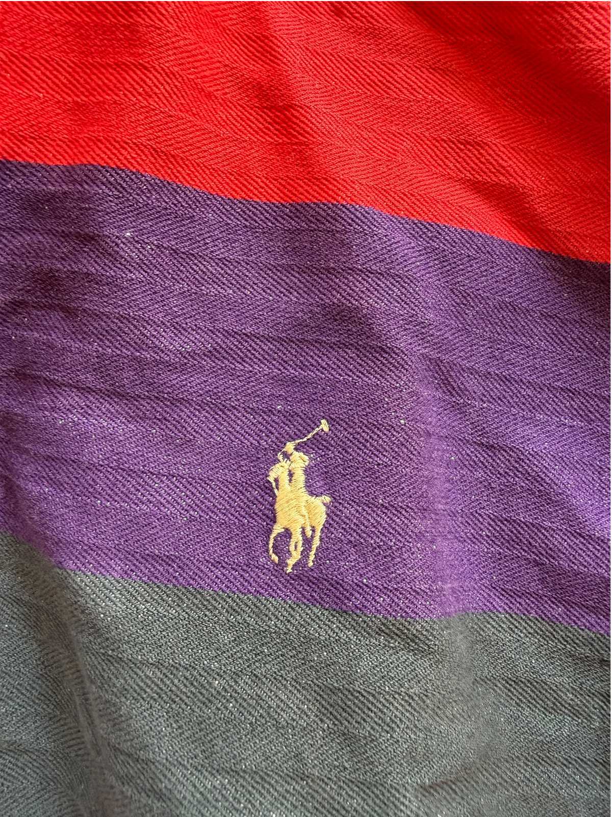 Polo Country Multi-Stripe Rugby — fits XL