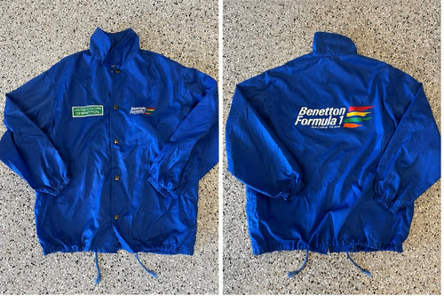1990s Benetton Formula 1 Team Windbreaker Jacket – Size 48