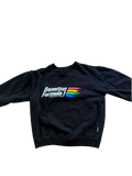 Vintage 1990s Benetton Formula 1 Racing Team Crewneck Sweatshirt — Black - Large