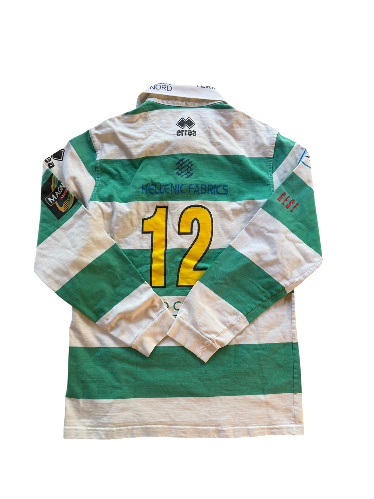 2009/10 Benetton Rugby Treviso Erreà #12 Sponsor Jersey