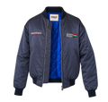 Vintage 1990s Benetton Formula 1 Racing Team × Renault Sport Satin Bomber Jacket