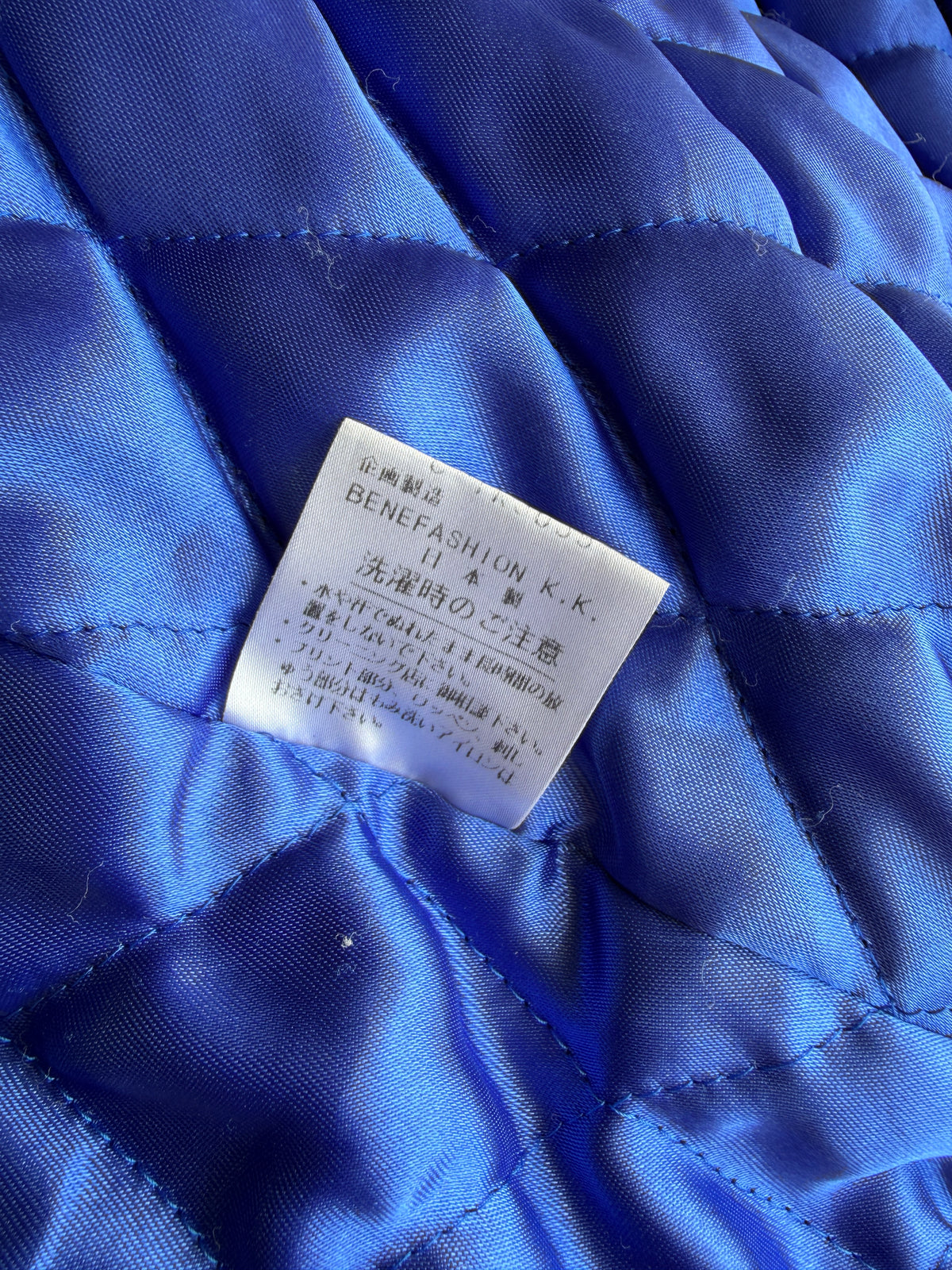 Vintage 1990s Benetton Formula 1 Racing Team × Renault Sport Satin Bomber Jacket