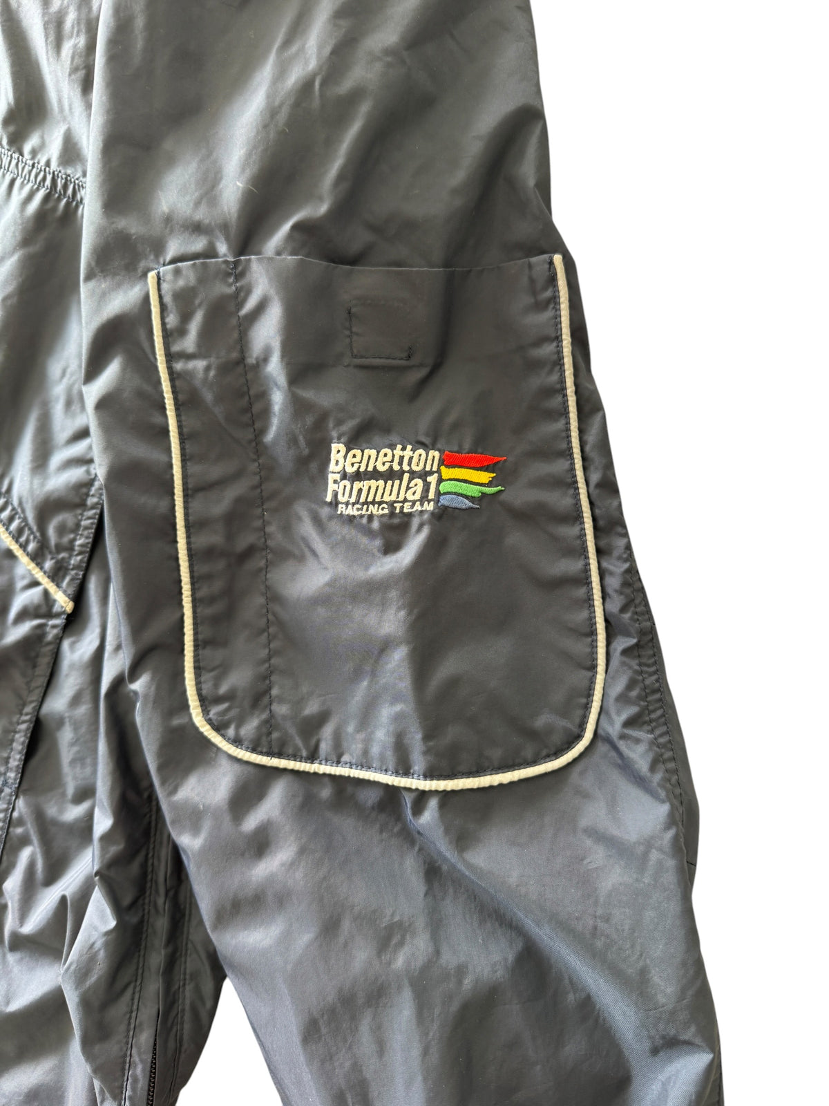 1990s Benetton Formula 1 Hooded Anorak Windbreaker Jacket XL