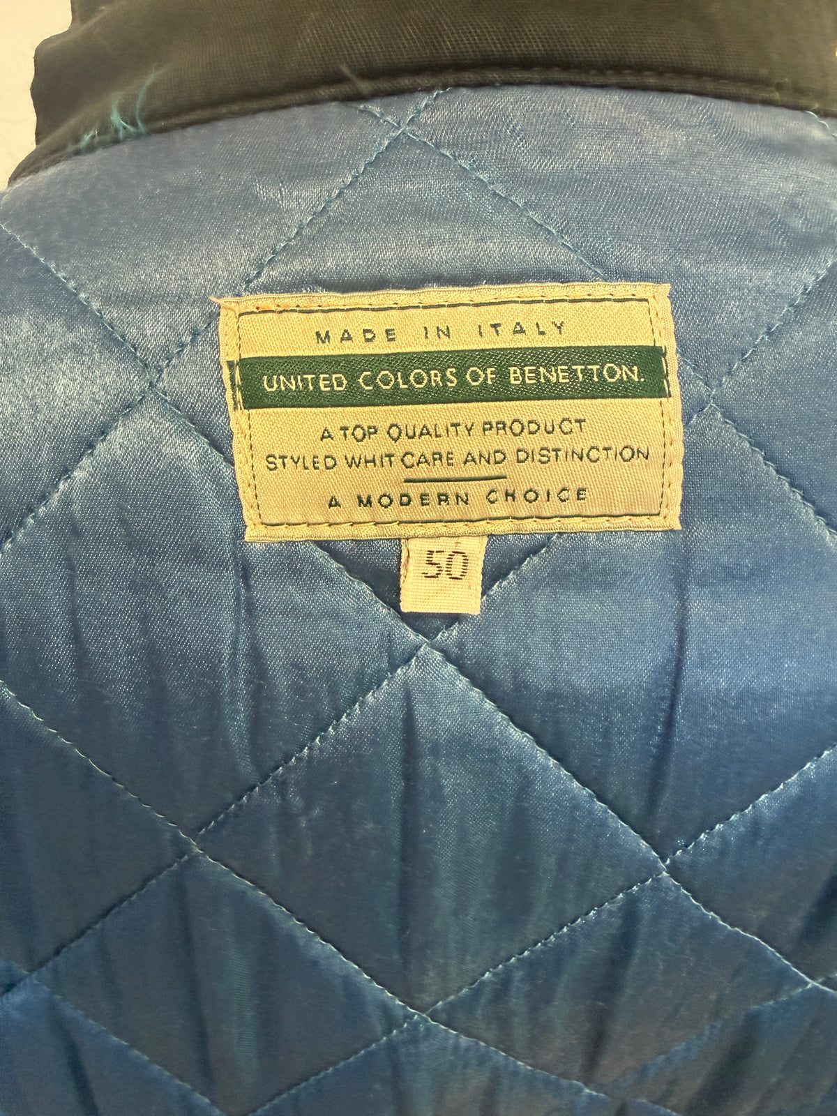 Vintage Benetton Formula 1 Racing Team Sponsor Jacket | Made in Italy | Rare Paddock Style Piece