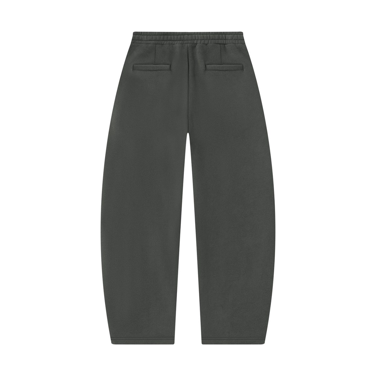 Wiscouture Barrel Leg Sweatpant — Dark Gray